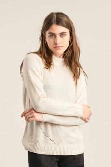 KATE Merino Wool Jumper - Sand via KOMODO