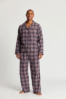 JIM JAM Mens -  Organic Cotton Pyjama Set Navy via KOMODO