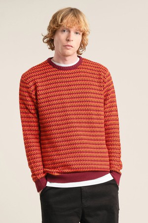 KAI - Organic Cotton Jumper Wine Red from KOMODO
