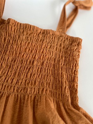 GAIA OC - Seersucker Vest - Orange from KOMODO