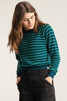ALMA Organic Cotton Jumper - Teal via KOMODO