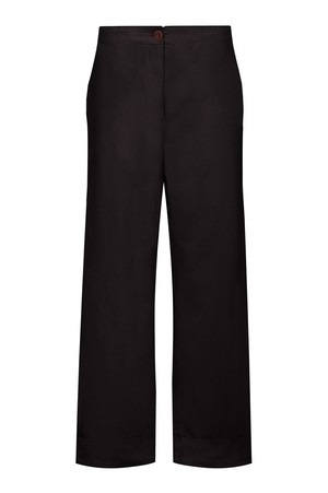 TANSY - Organic Cotton Trousers Black from KOMODO