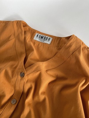 DUSK - Organic Cotton Dress - Orange from KOMODO