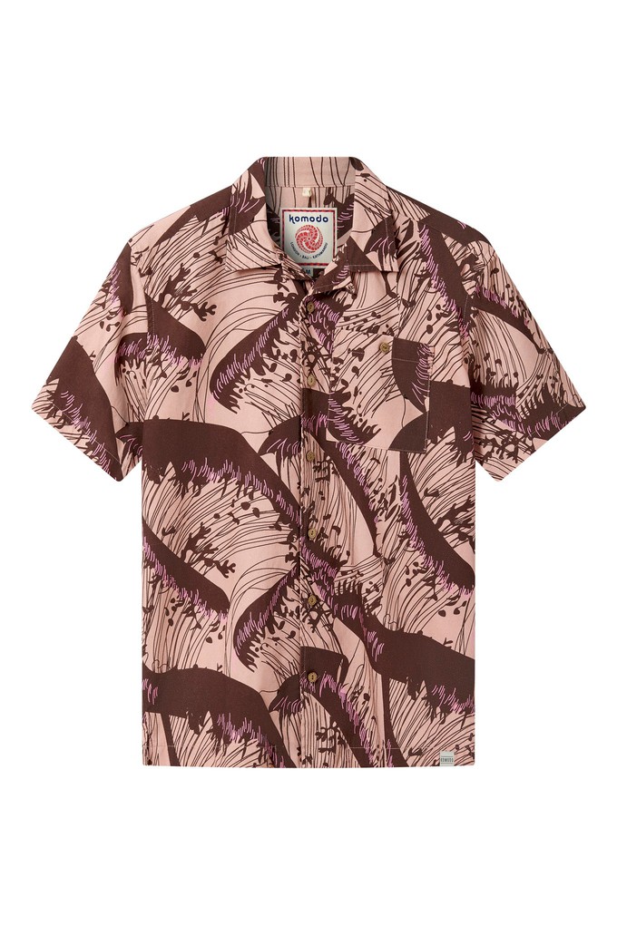 SPINDRIFT - Organic Cotton Shirt - Pink Wave from KOMODO
