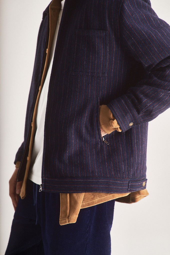 GABE Recycled Poly Wool Blend Jacket - Navy from KOMODO