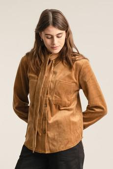 FORD Velvet Top - Olive via KOMODO