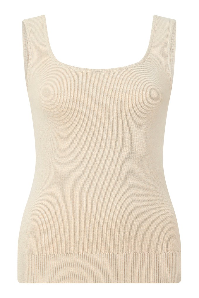 YANA - Organic Cotton Vest - Sand from KOMODO
