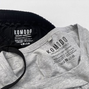 DARCEY Top - GOTS Organic Cotton Grey from KOMODO