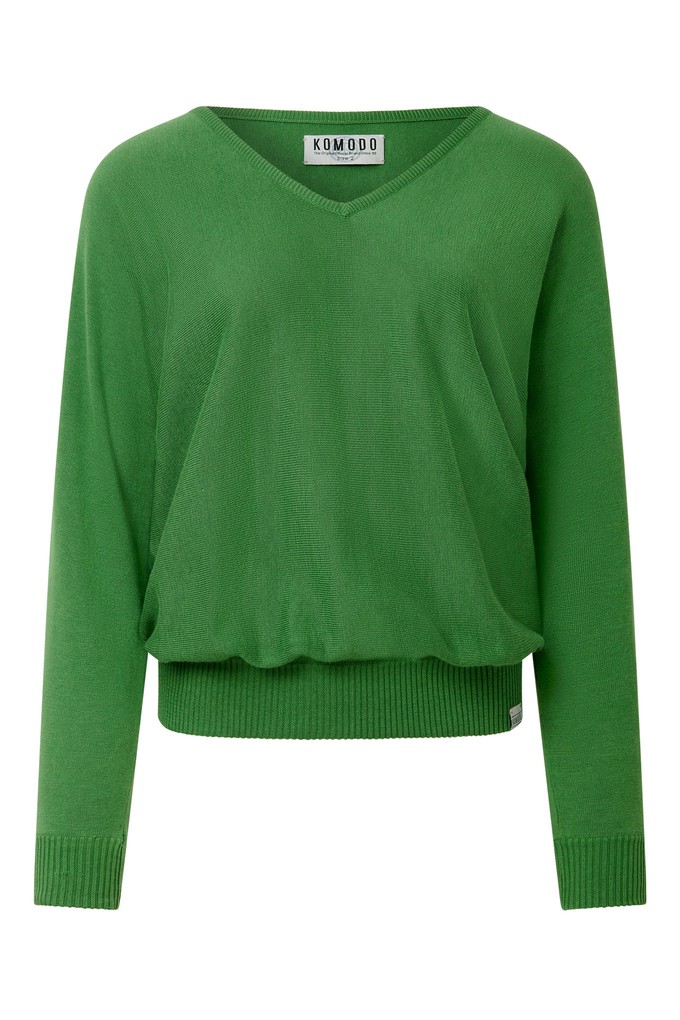 CLOVER - Cotton Tencel Jumper - Jungle Green from KOMODO