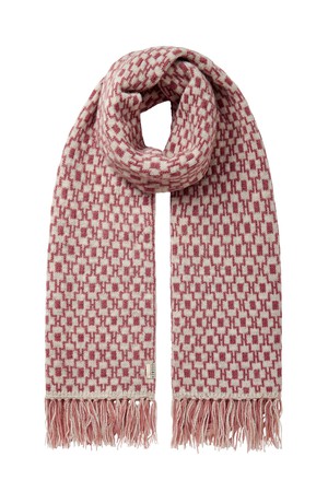 ABSTRACT Wool Scarf - Rose from KOMODO