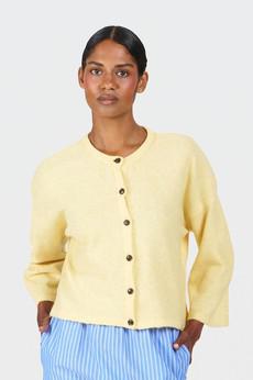 COVET Recycled Poly Cardigan - Yellow via KOMODO