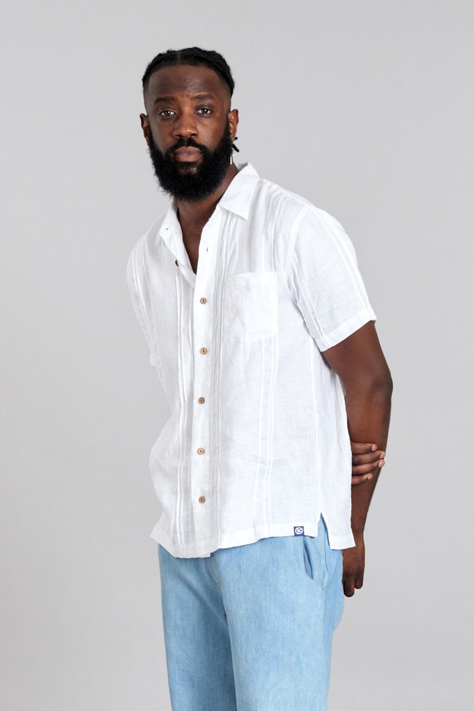 LEO - Linen Shirt Off White from KOMODO