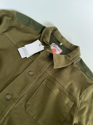 CHRISTOPHE - Organic Cotton Jacket - Green patch from KOMODO