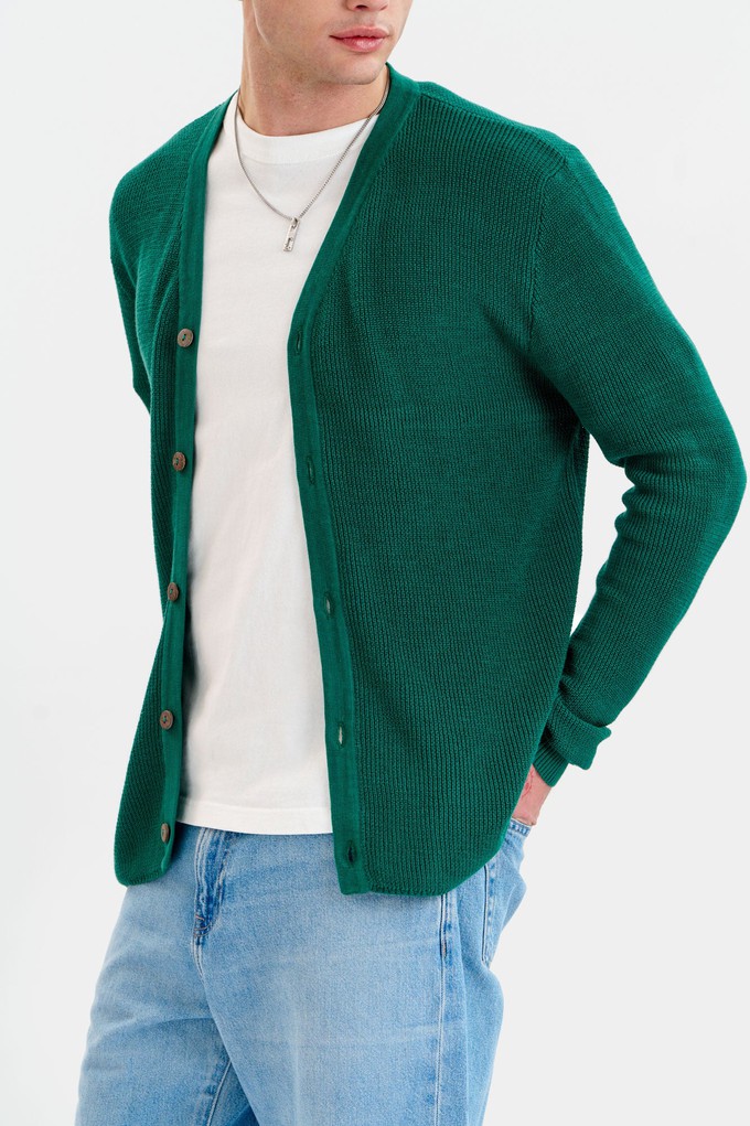 LUCAS Organic Cotton Cardigan - Green from KOMODO