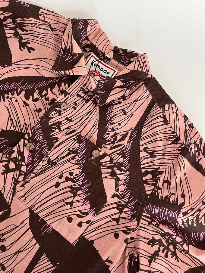 SPINDRIFT - Organic Cotton Shirt - Pink Wave from KOMODO