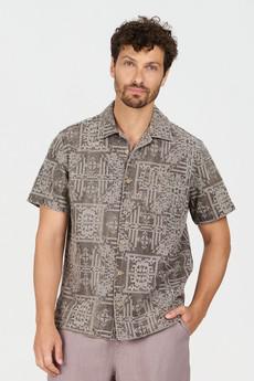 SPINDRIFT Embroidered Organic Linen Shirt via KOMODO