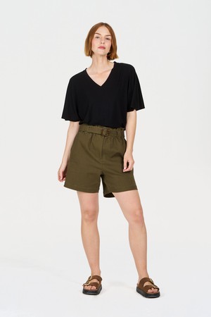DHALIA Modal Tee - Black from KOMODO