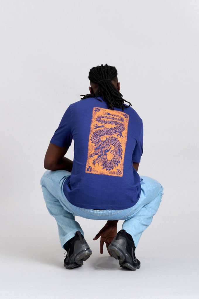 DRAGON - GOTS Organic Cotton Tee Navy from KOMODO