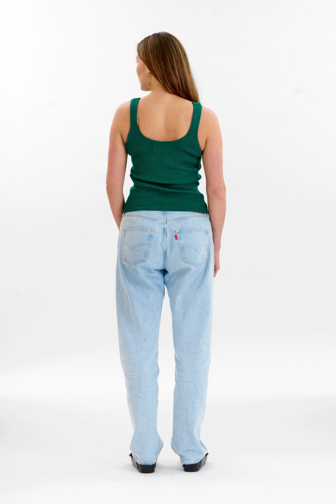 WISTERIA Organic Cotton Vest - Green from KOMODO