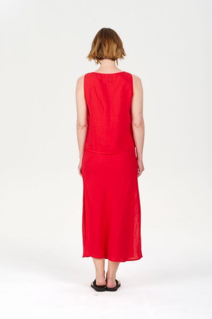 RAY Tencel Linen Skirt - Coral from KOMODO