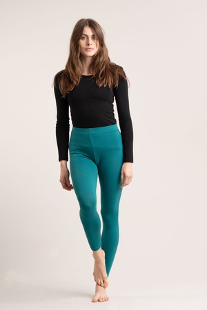 SYLVIE Legging - GOTS Organic Cotton Teal from KOMODO