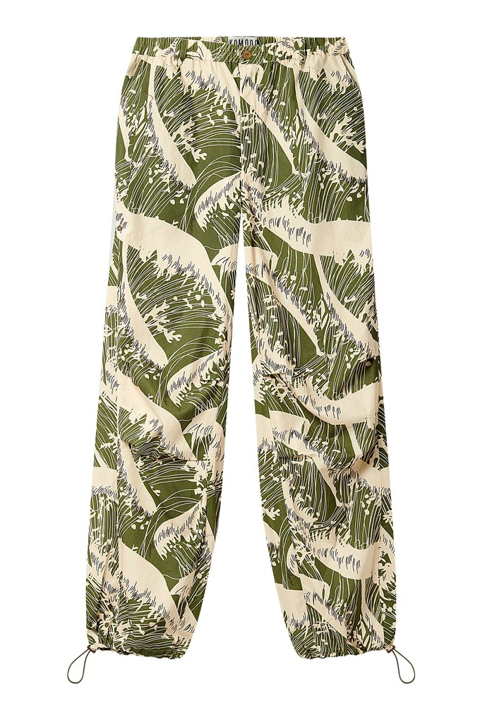 SAFARI - Mens Organic Cotton Trouser - Wave Print from KOMODO