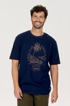 GRAND HOTEL Organic Cotton Tee - Navy via KOMODO