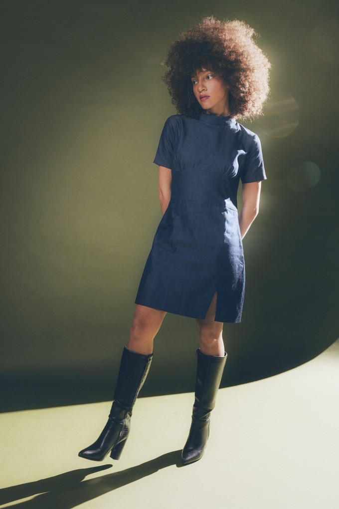 Grace Mini Dress – Denim from Kurinji