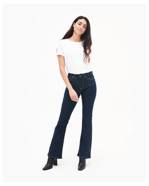 Lisette Flare Dark Rinse from Kuyichi