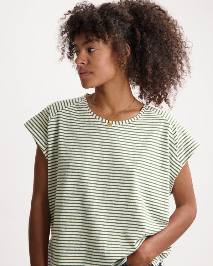 Celine Striped Tee from Kuyichi