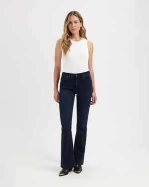 Lisette Flare Deep Blue from Kuyichi