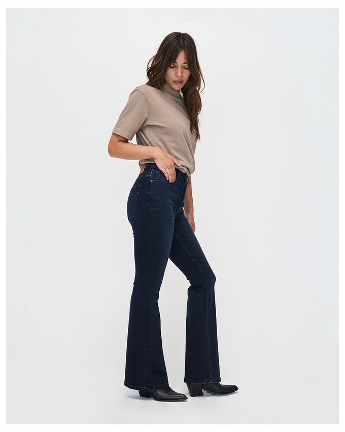 Lisette Flare Deep Blue from Kuyichi