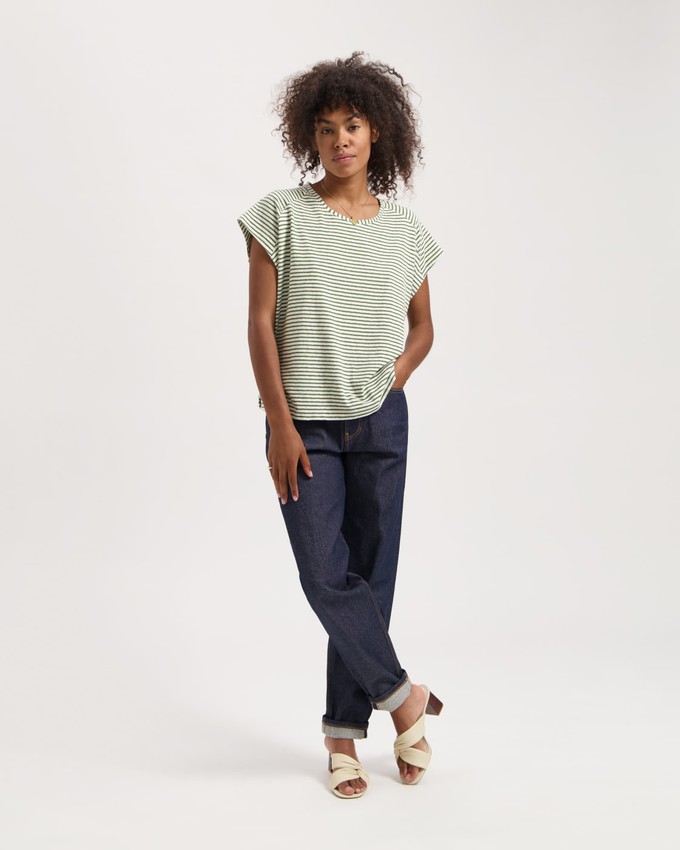 Celine Striped Tee from Kuyichi