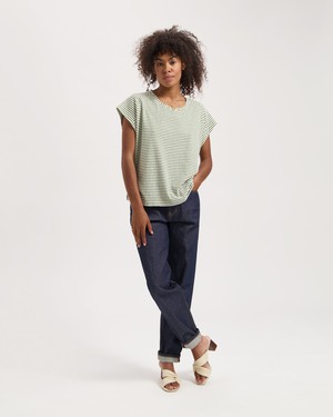 Celine Striped Tee from Kuyichi