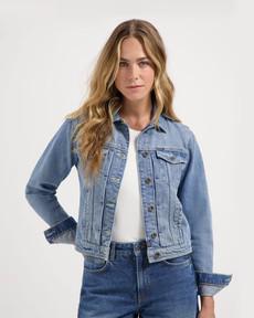 Chelsea Jacket Vintage Blue via Kuyichi