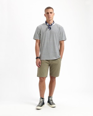 Liam Striped Cotton Hemp T-shirt from Kuyichi
