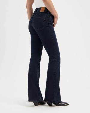 Lisette Flare Deep Blue from Kuyichi