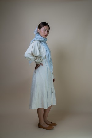 Meadows Panelled Shirt Dress from Lafaani