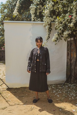 Sonder Unisex Black Bomber from Lafaani