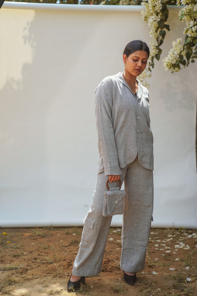 Sonder Unisex Rounded Hem Jacket & Patch Pocket Pants from Lafaani