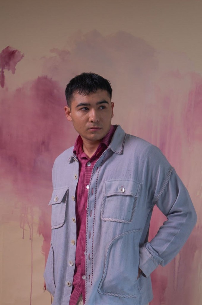 Phosphene Unisex Bomber & Pants Set - Grey from Lafaani