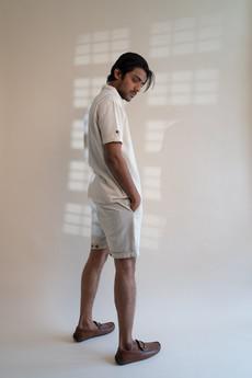 Dawning Half Sleeve Shirt & Straight Fit Shorts Set from Lafaani