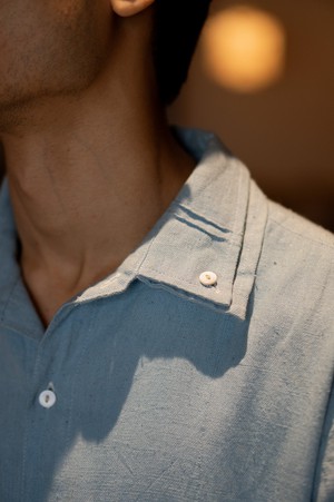 Materiality Cuff Detail Shirt from Lafaani