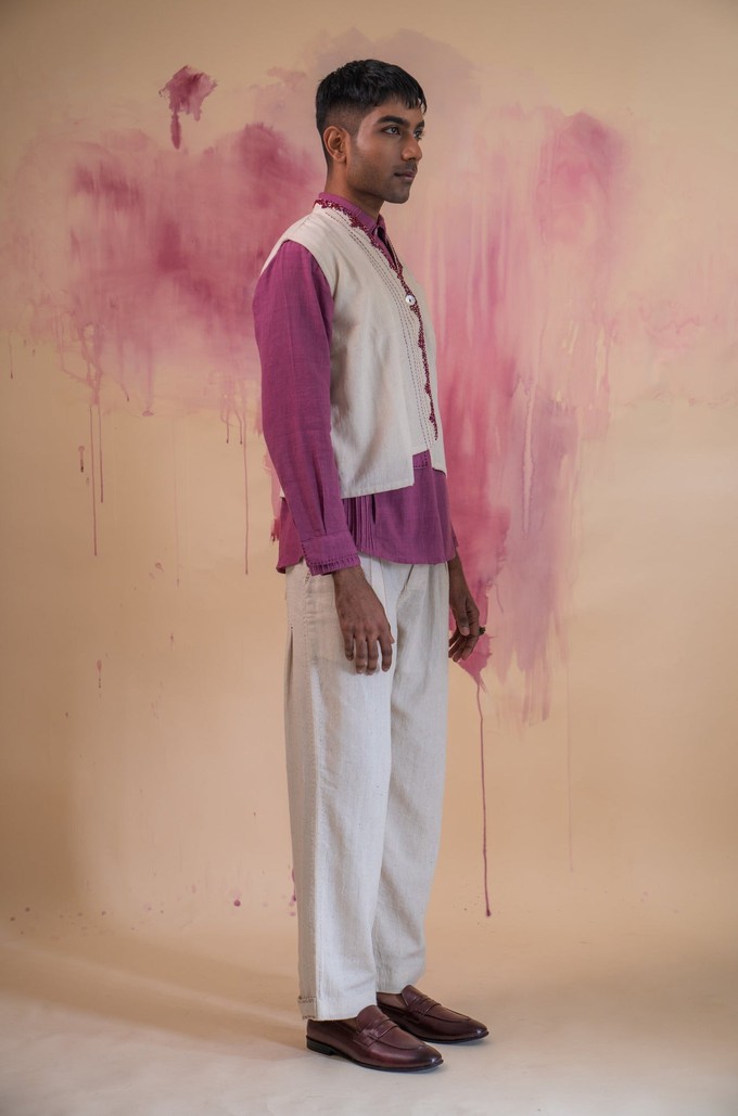 Phosphene Unisex Cropped Vest from Lafaani