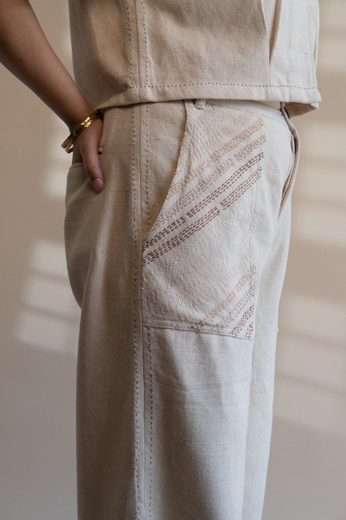 Dawning Patch Pocket Pants from Lafaani