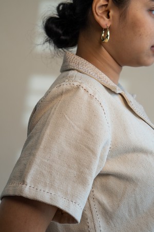 Dawning Denim Cropped Jacket from Lafaani