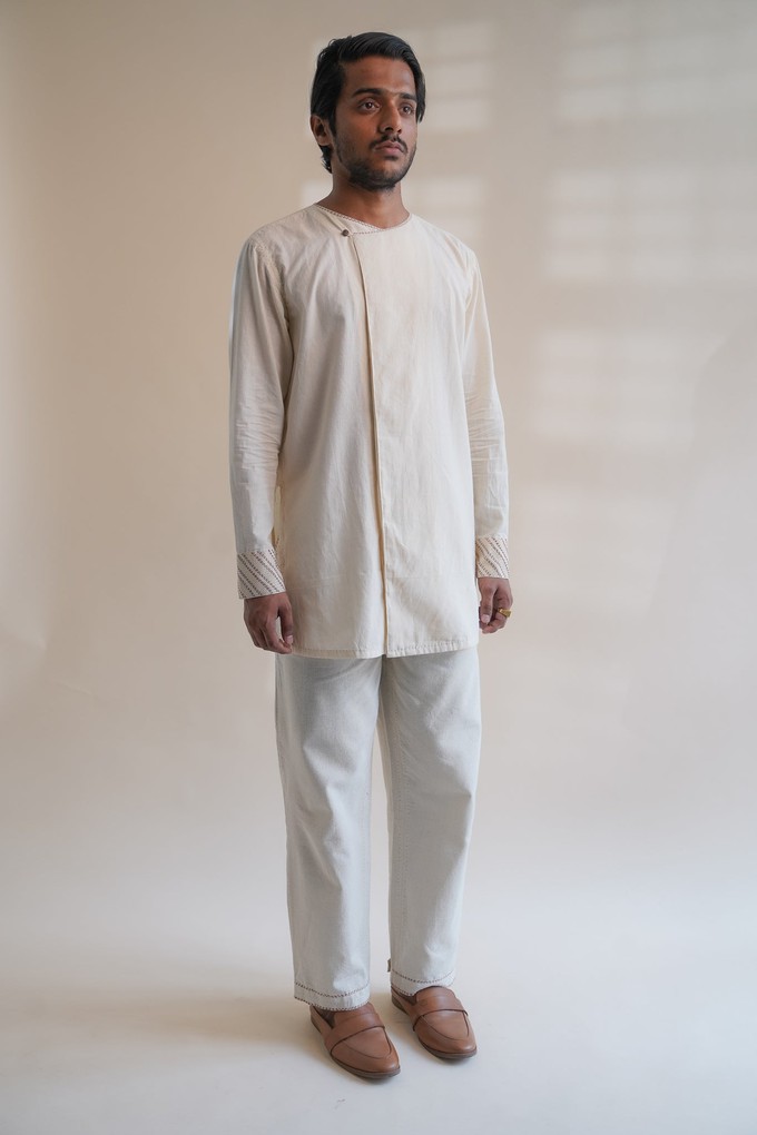 Dawning Angrakha Long Shirt from Lafaani