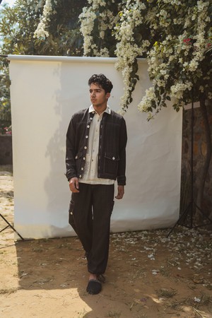 Sonder Unisex Black Bomber from Lafaani