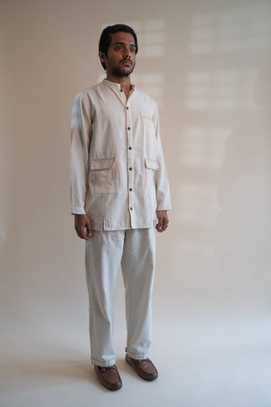 Dawning Panelled Long Shirt from Lafaani