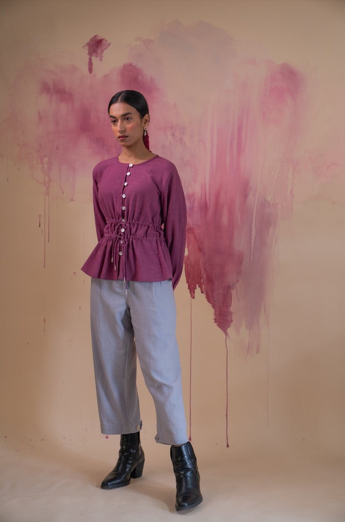 Phosphene Ruched Blouse from Lafaani